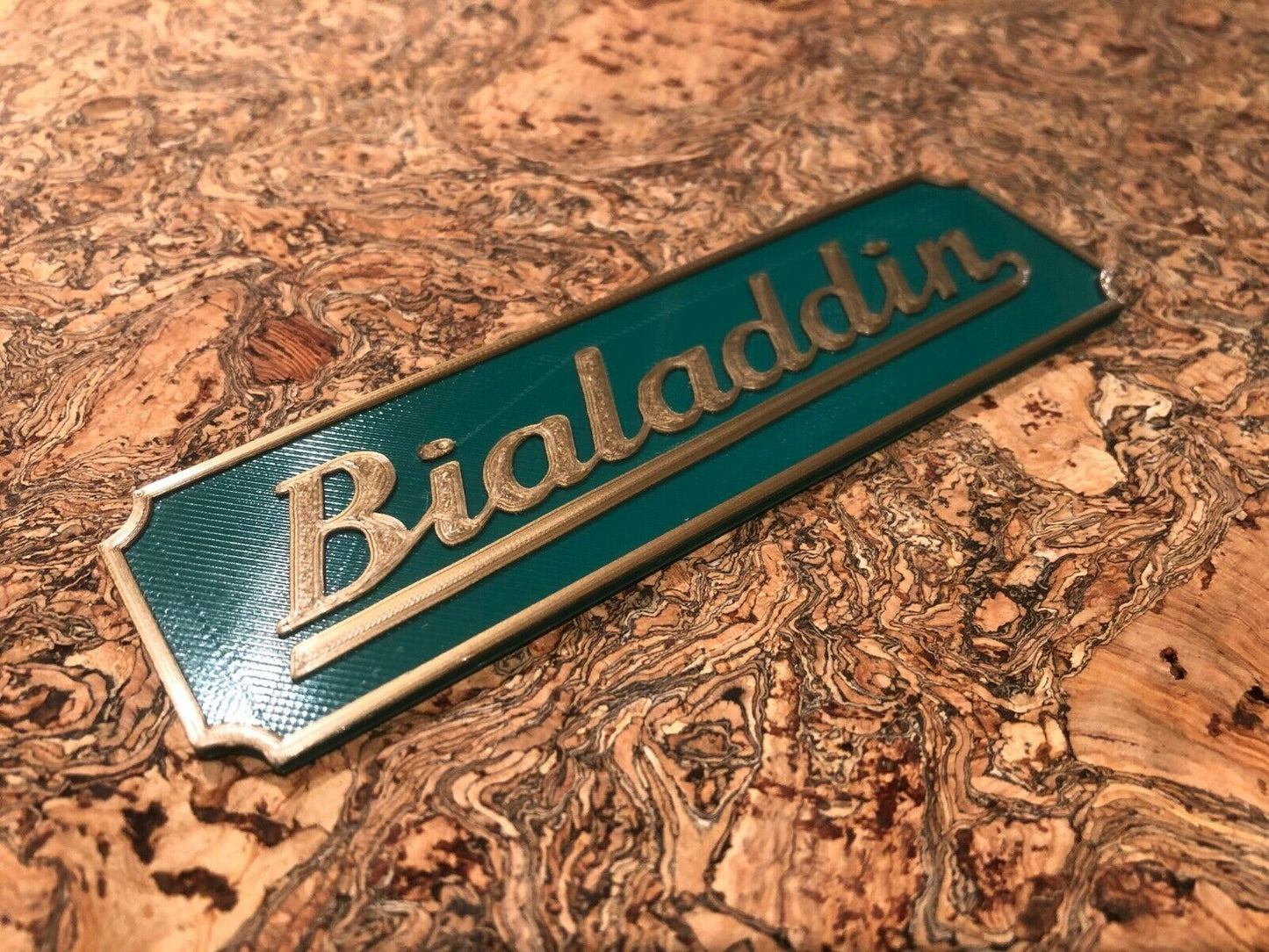 Bialaddin Pressure Lamp Badge Emblem