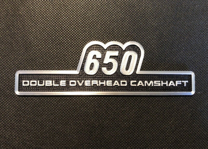 650 Double Overhead Camshaft Badge Side Panel Cover Emblem Badge For Kawasaki Z1 z650