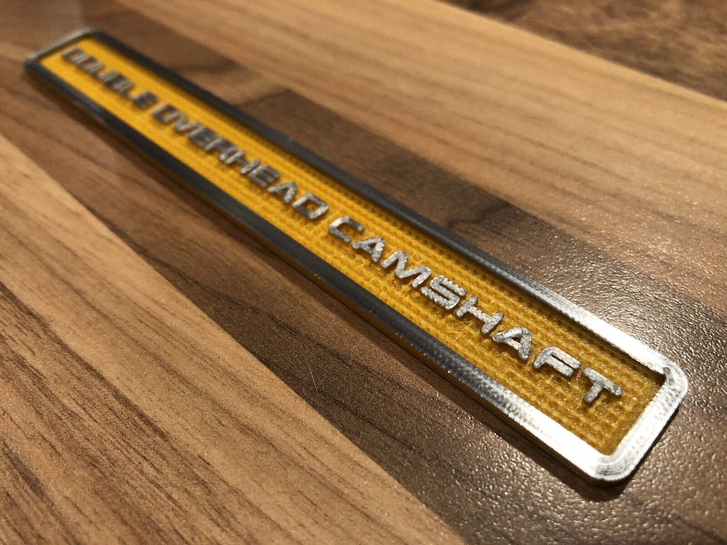 550 Yellow Double Overhead Camshaft Side Panel Cover Emblem Badge For Kawasaki