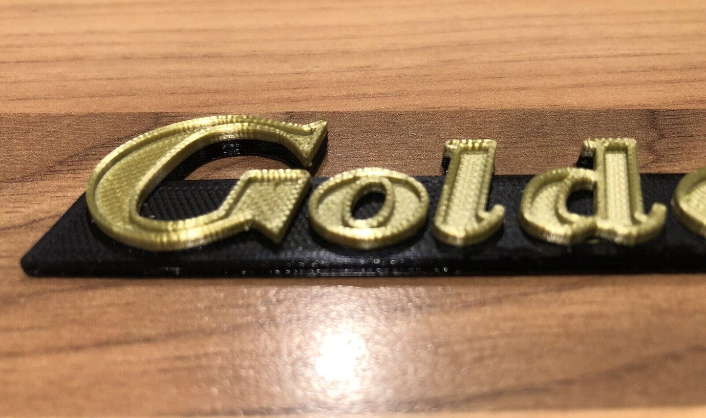 Goldentone Amplifier Amp Badge Emblem 