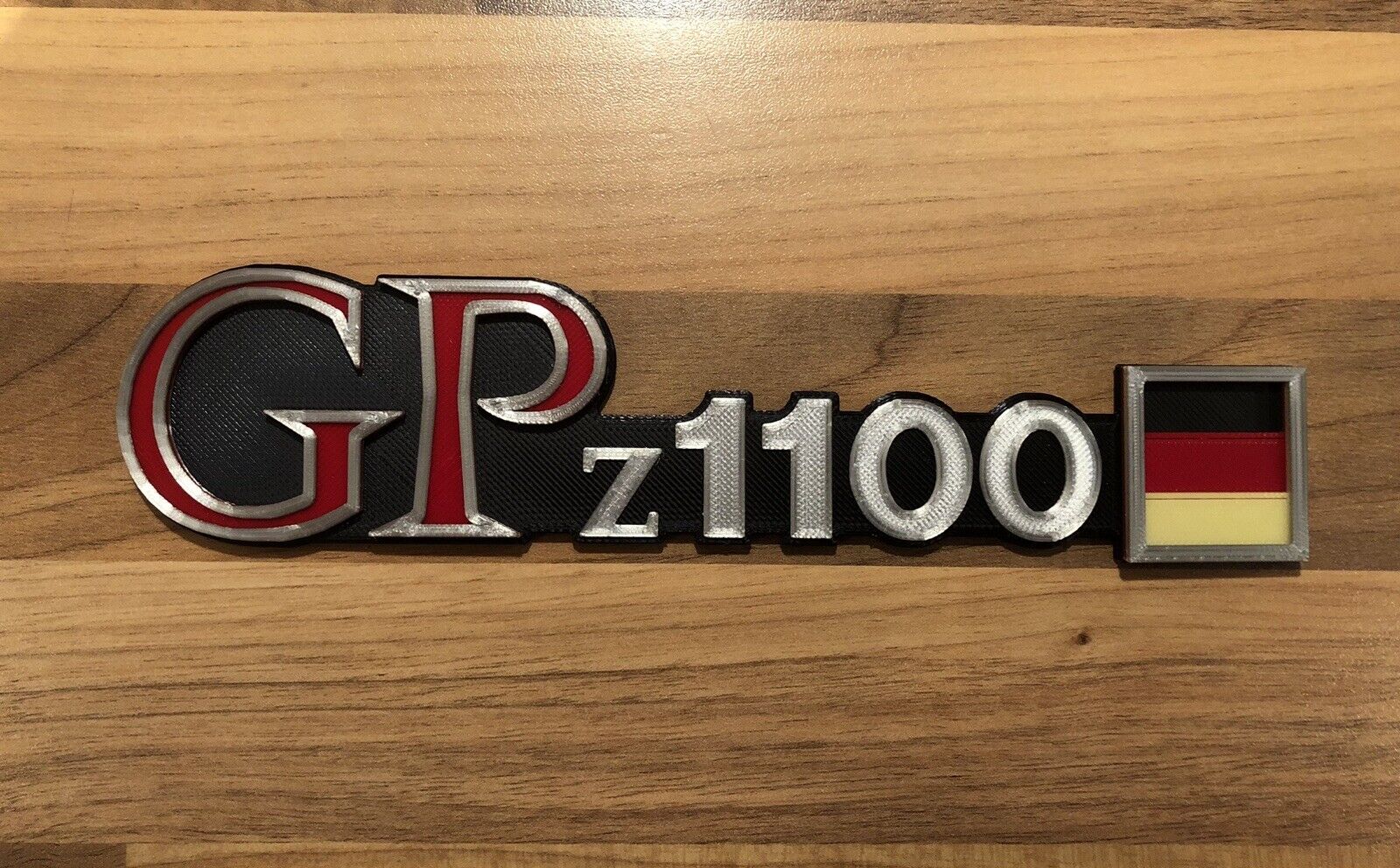 GPZ 1100 Kawasaki Badge Emblem German Flag