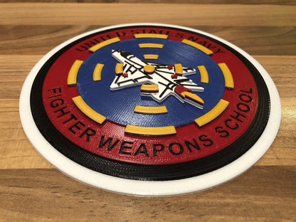 Top Gun Movie United Stated Navy Fighter Weapons School Emblem Badge Plaque Motif