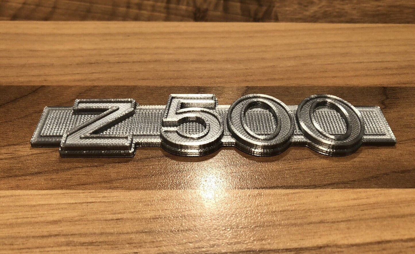 z500 Kawasaki Badge Emblem Silver