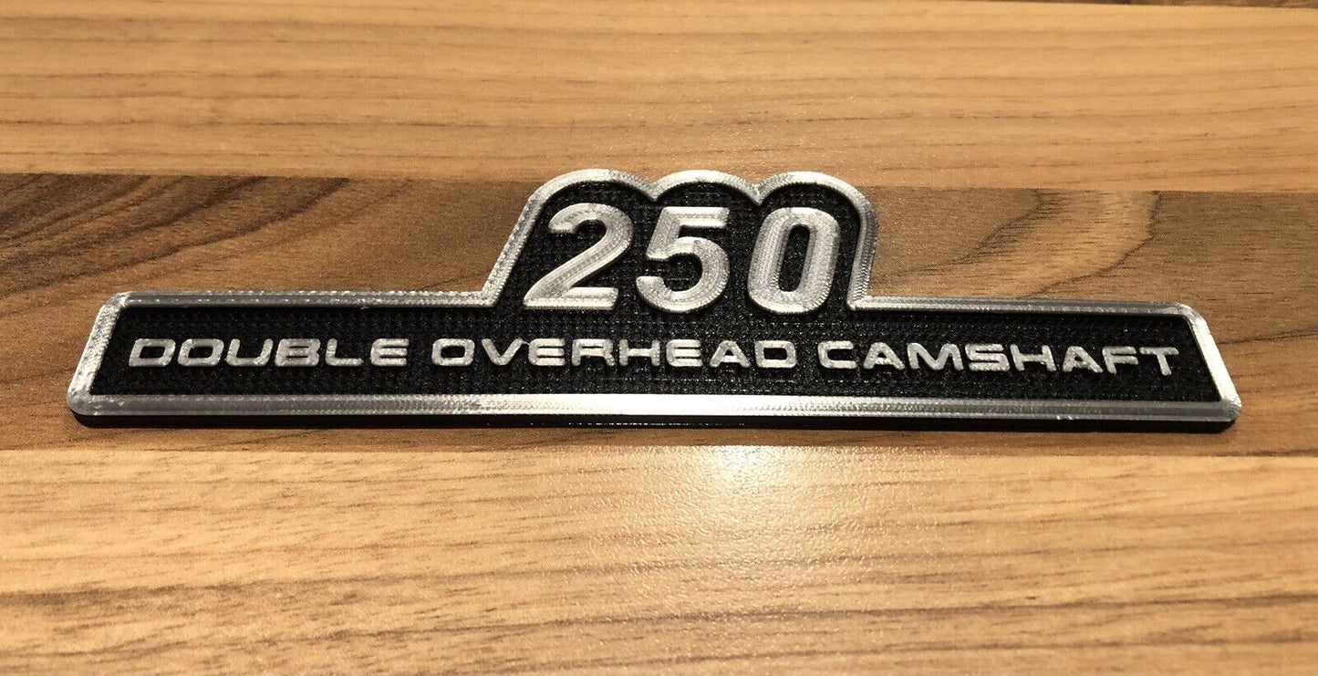 250 DOHC Kawasaki Badge Emblem