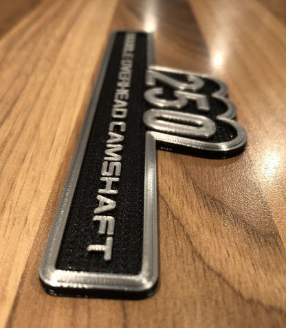 250 DOHC Kawasaki Badge Emblem