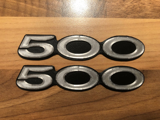 500 H1 500H1 D H1D mach 3 III z500 Side Panel Badge Emblem for Kawasaki Z KZ (pair)