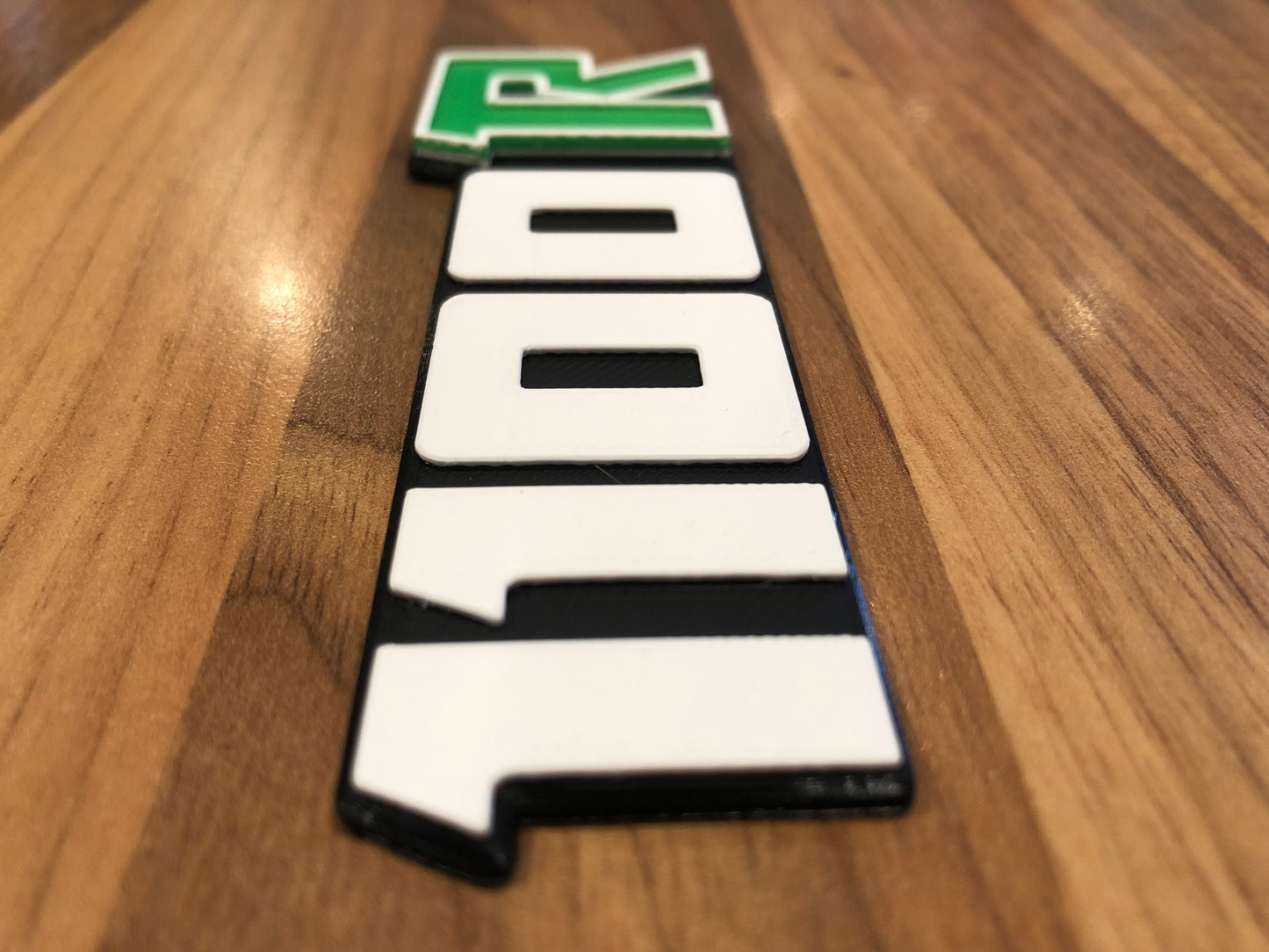 1100R Z1100 ZRX GPz1100 kz1100 R Side Panel Badge Emblem 1100 for Kawasaki Z ELR  Green/White