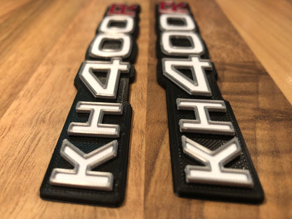 KH400R KH Side Panel Badges Emblems 400 for Kawasaki K H Z400R (pair)