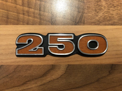 250 cc Side Panel Badge for Kawasaki S1 S1A 1973 Triple Side Cover Emblem