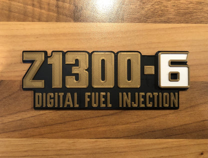 Z1300-6 DFI Digital Fuel Injection Badge Z1300 Emblem for Kawasaki Z1 Z5