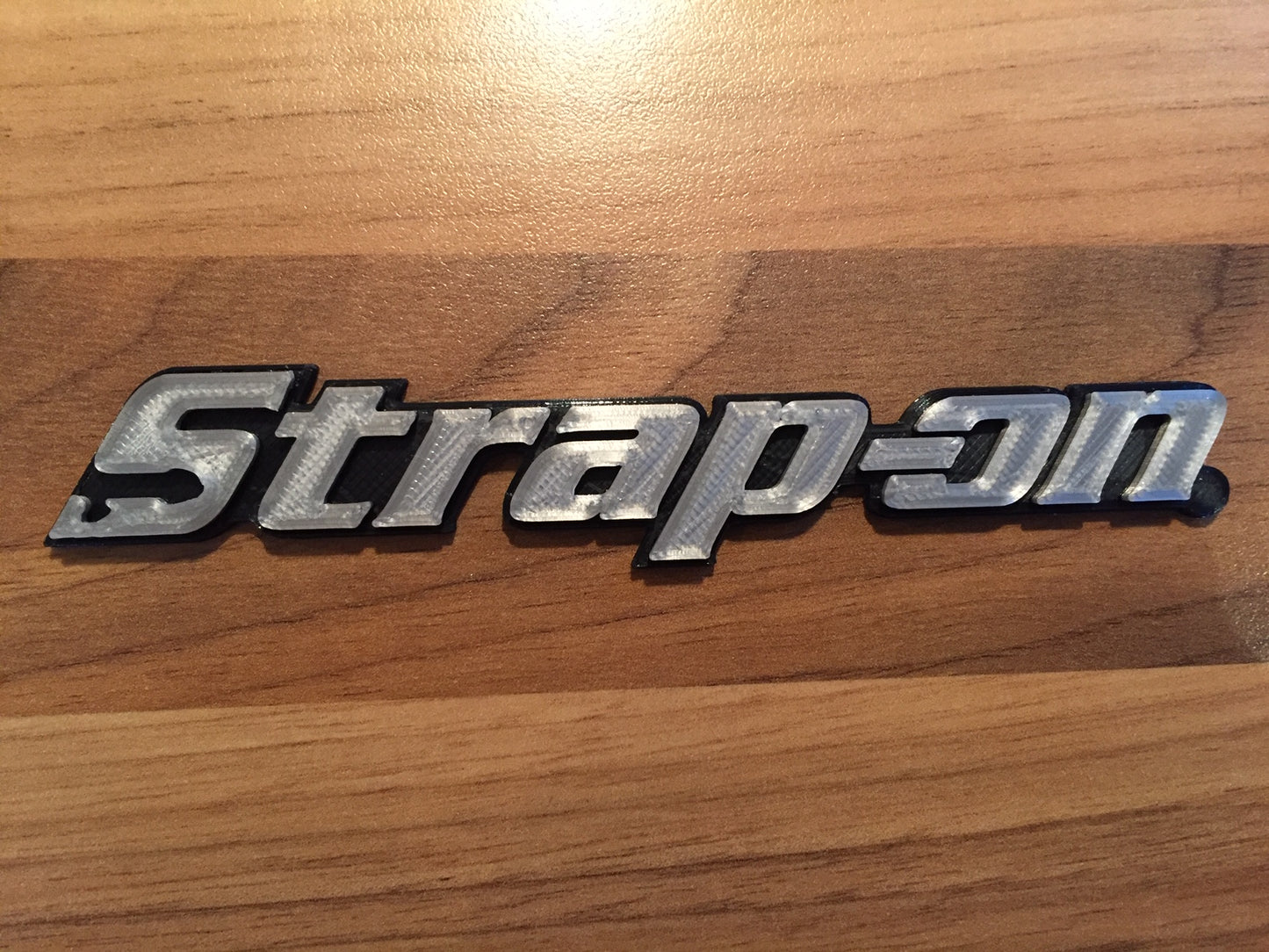 Strap-on badge