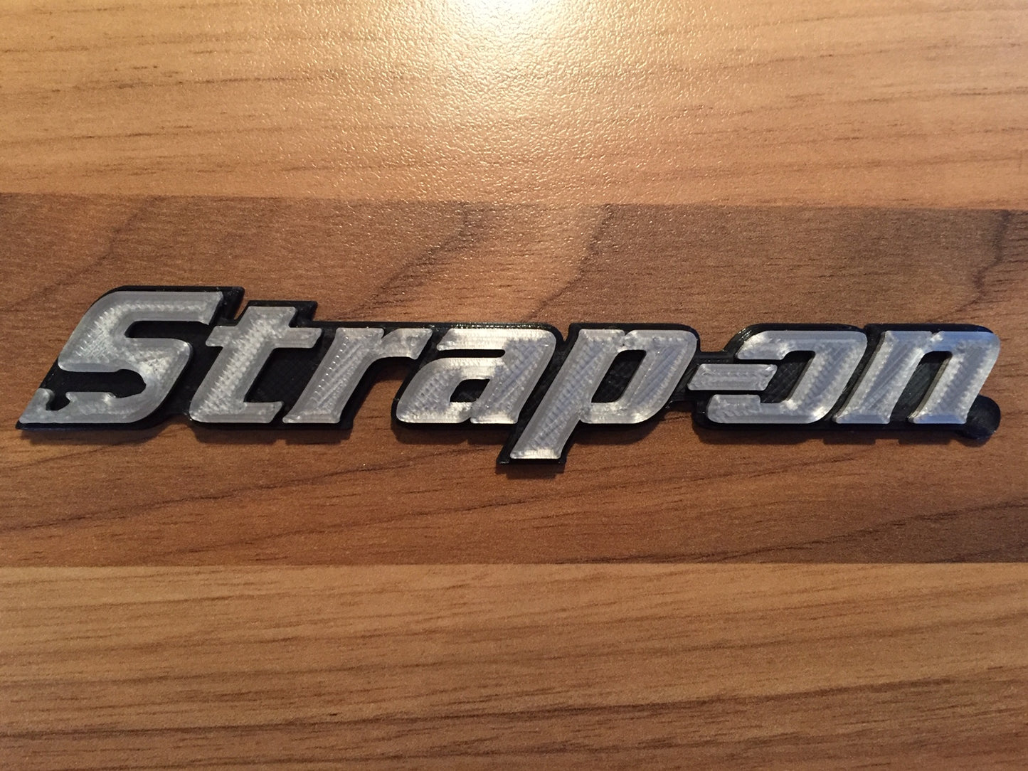 Strap-on badge